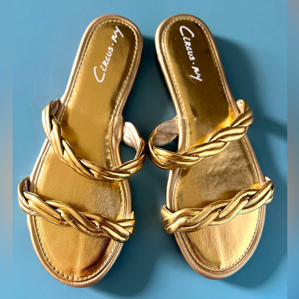 Brand New Gold Sandals